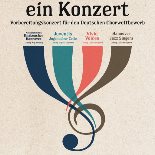 Vier Chöre, ein Konzert