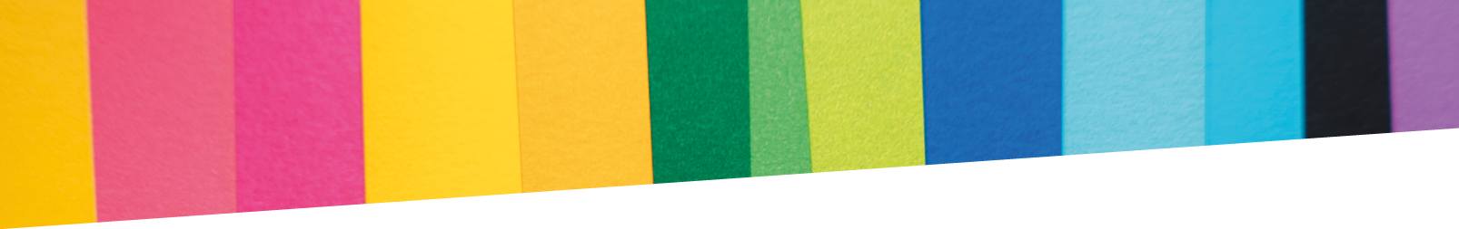 ertical stripes of rainbow-colored neon paper, bold and vibrant.