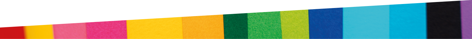 ertical stripes of rainbow-colored neon paper, bold and vibrant.